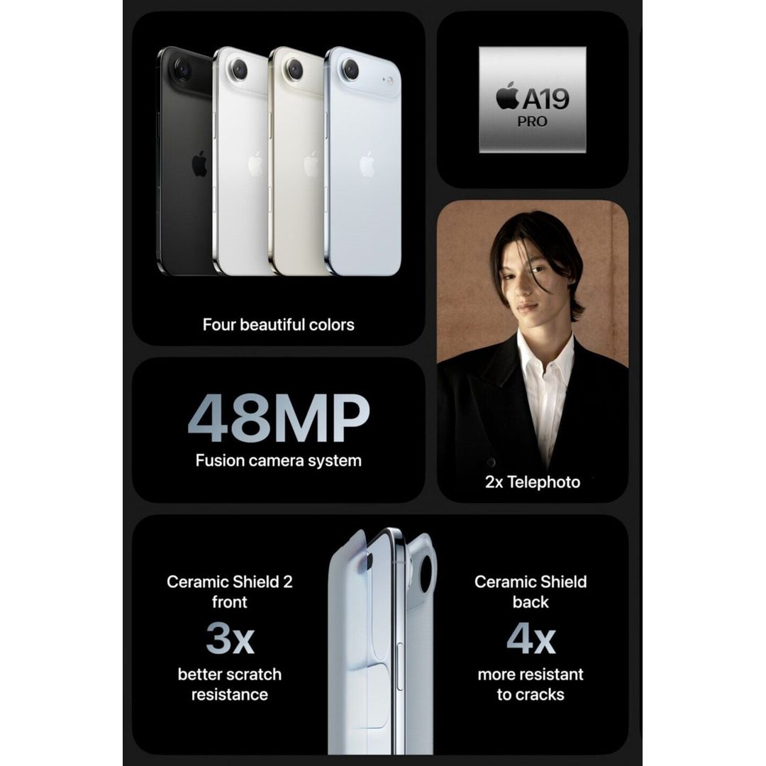 iPhone 17 Air (RICONDIZIONATO) Smartphone Apple 