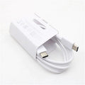 Cavo originale doppio Type-C Accessori Samsung Bianco 