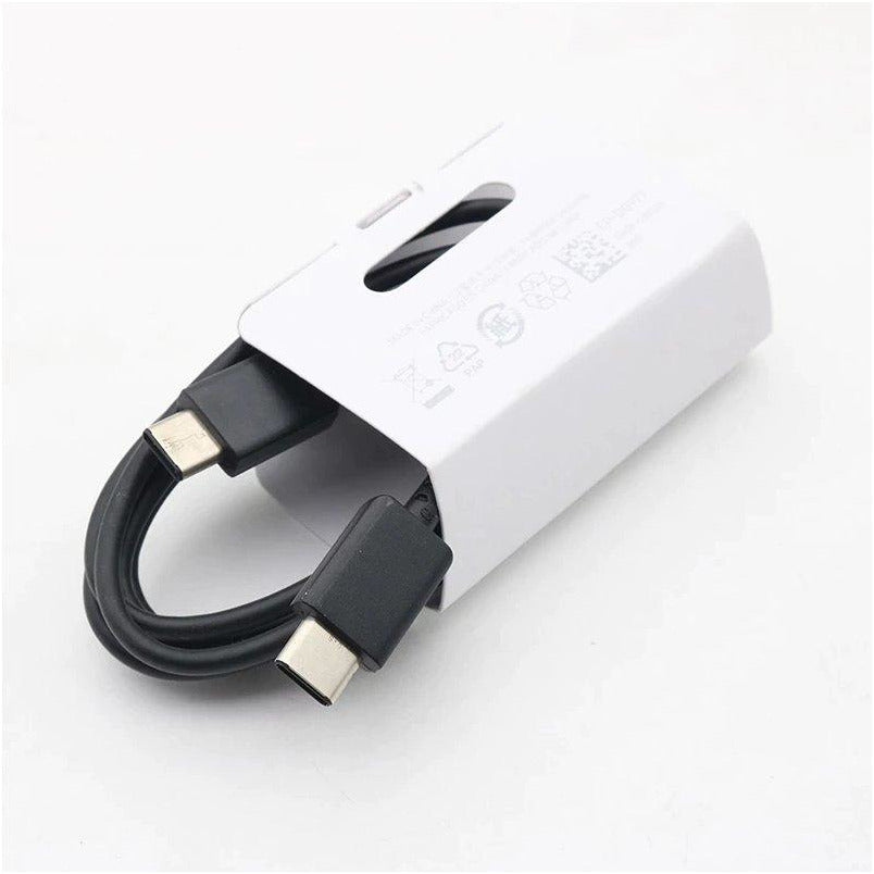 Cavo originale doppio Type-C Accessori Samsung Nero 
