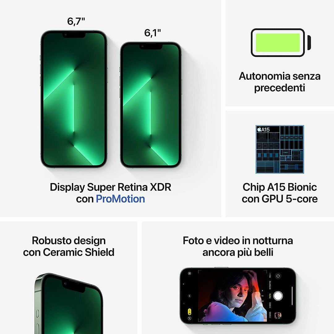 iPhone 13 Pro Max (RICONDIZIONATO) Smartphone Apple 